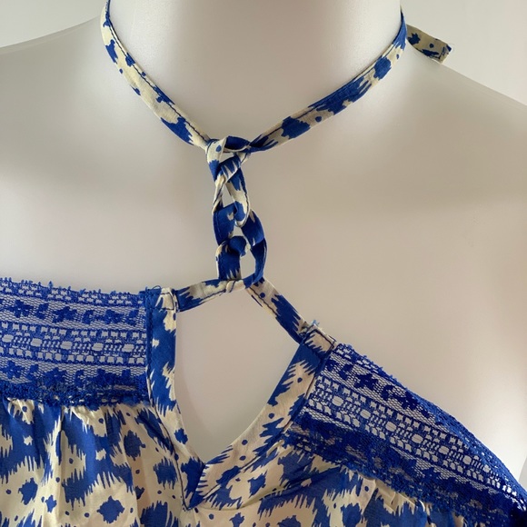 NWT Anthropologie Marrakech Halter Pattern Tunic - Picture 2 of 14